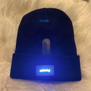 Brand new beanie with lights